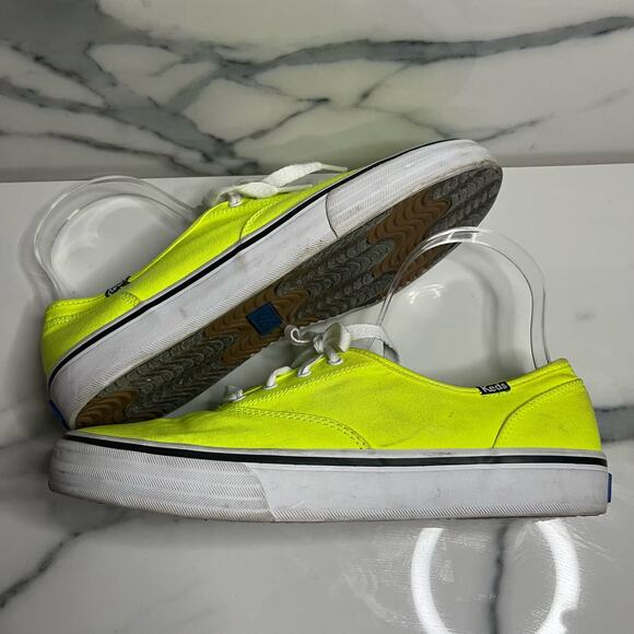 Keds | Women's Florescent Yellow Y2K Low Top Sneakers Sz 8 - Picture 7 of 8